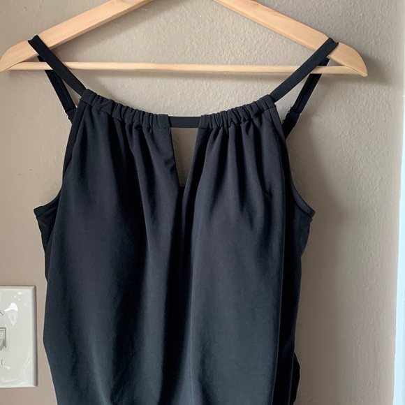 AQUA GREEN Black One Piece Swim Romper - Picture 4 of 11